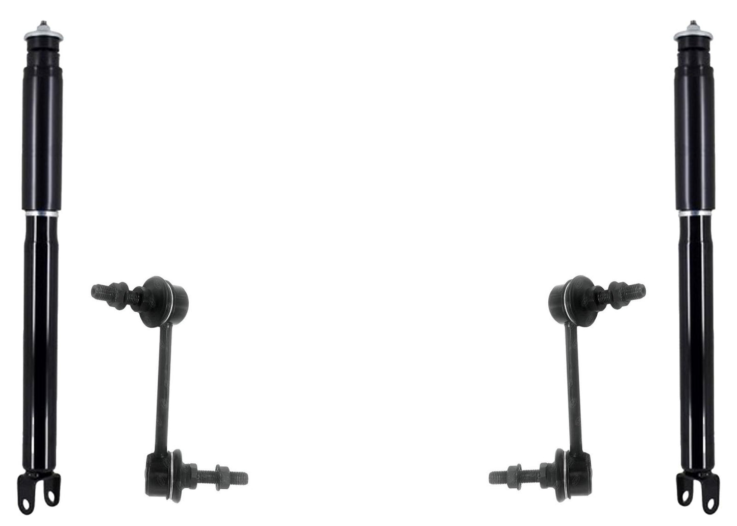 Rear Shocks & Sway Bar Links For Ford Police Interceptor Utility 2013-2019