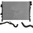Engine Cooling Radiator with Hoses for Dodge Journey 09-17 2.4L W/O Oil Cooler