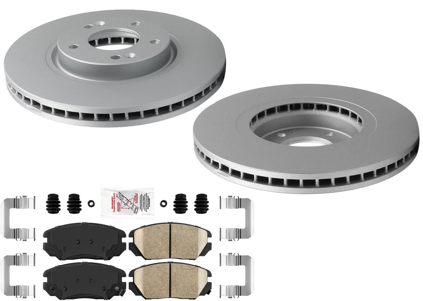 Front Disc Brake Rotors & Pads for Hyundai Azera 2006 2007 2008 2009 2010 2011