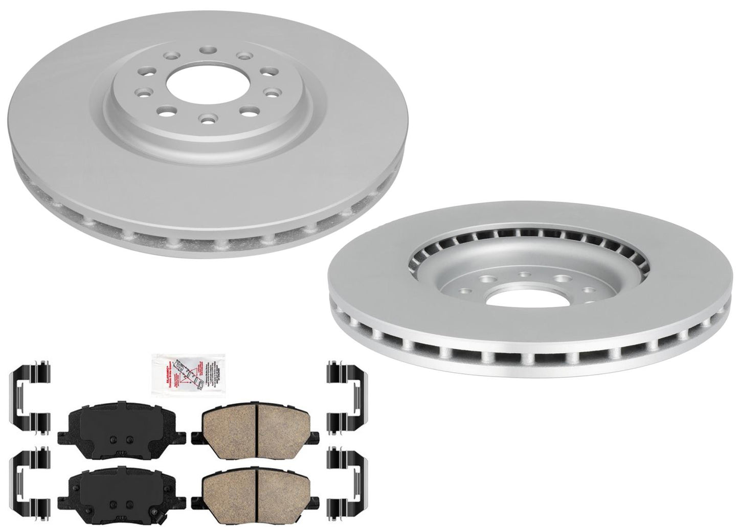 Front Disc Brake Rotors & Pads for Alfa Romeo Tonale 2024-2025 w/ Single Piston