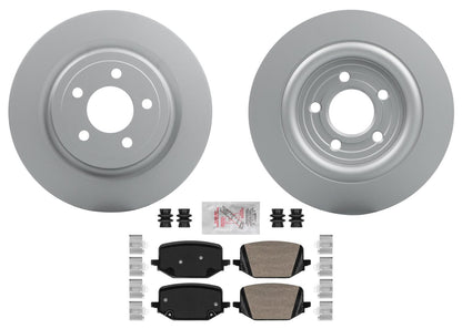 Rear Coated GEO Disc Brake Rotors Brake Pads for Ford Explorer 2020 2022 2025