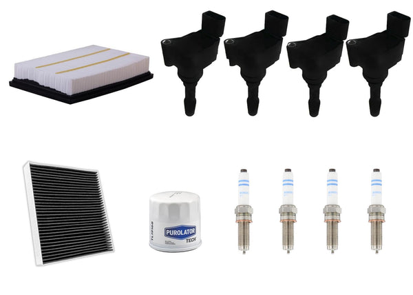 Ignition Coils Spark Plugs Tune Up Kit For Volkswagen Jettta 1.5L 2022 2023 2024