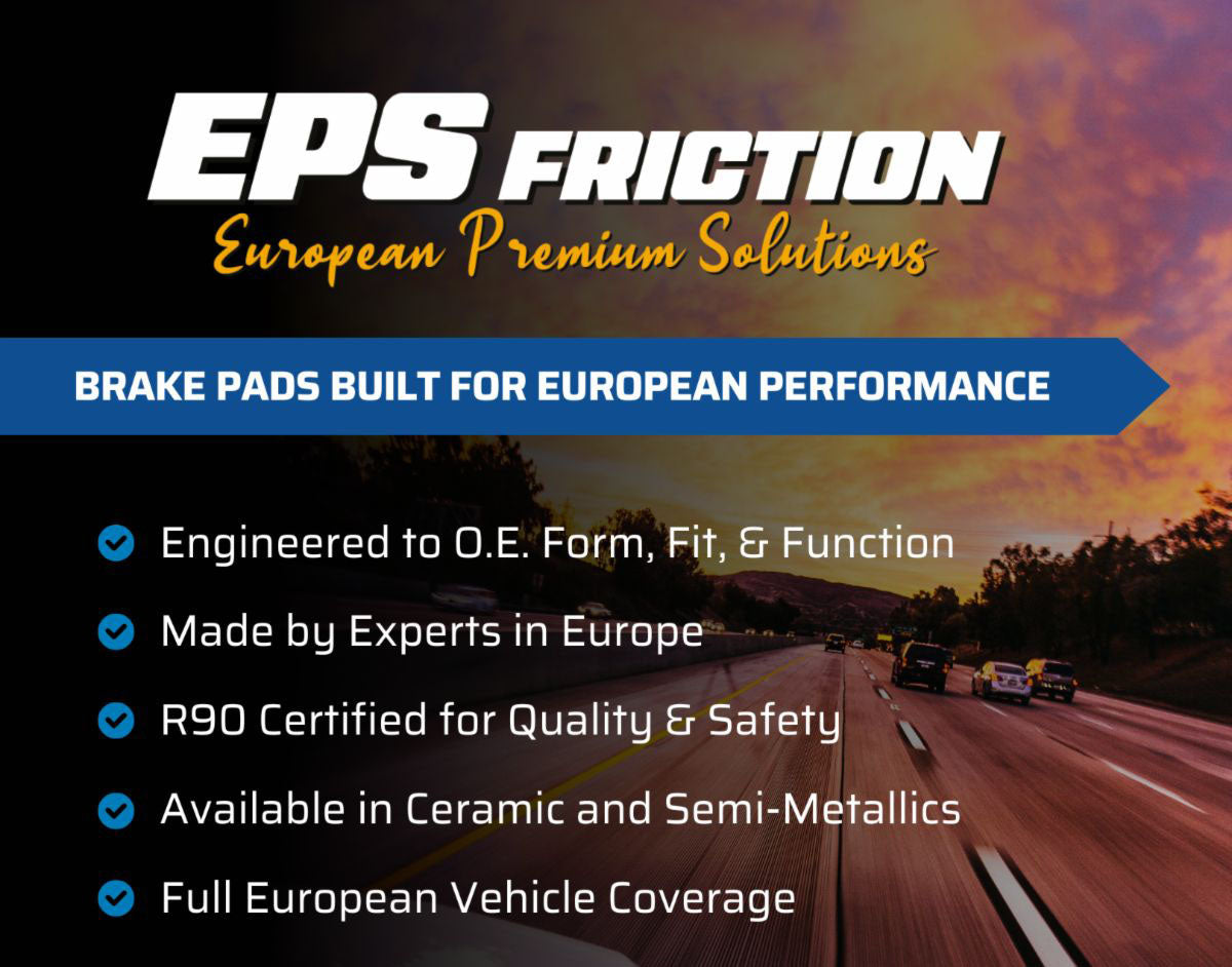 Front & Rear Geo Coated Rotors & EPS Brake Pads For BMW 535 GT 2010 2011 2017