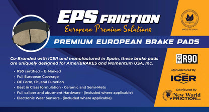 350MM Front Carbon Coated Rotors & EPS Brake Pads For CL600 2007 2007 2008 2014