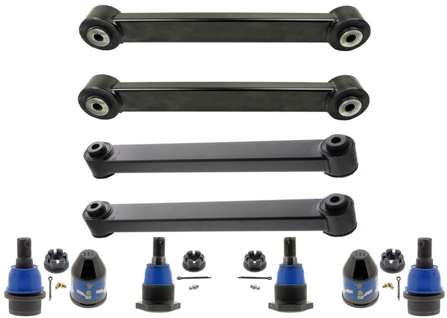 Mevotech Front Upper & Lower Control Arms & Ball Joints For RAM 4500 2013-2024