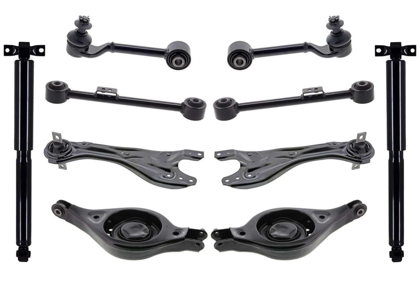 Rear of Van Lateral Link Control Arms Shocks for Honda Odyssey 2005 2009 2010