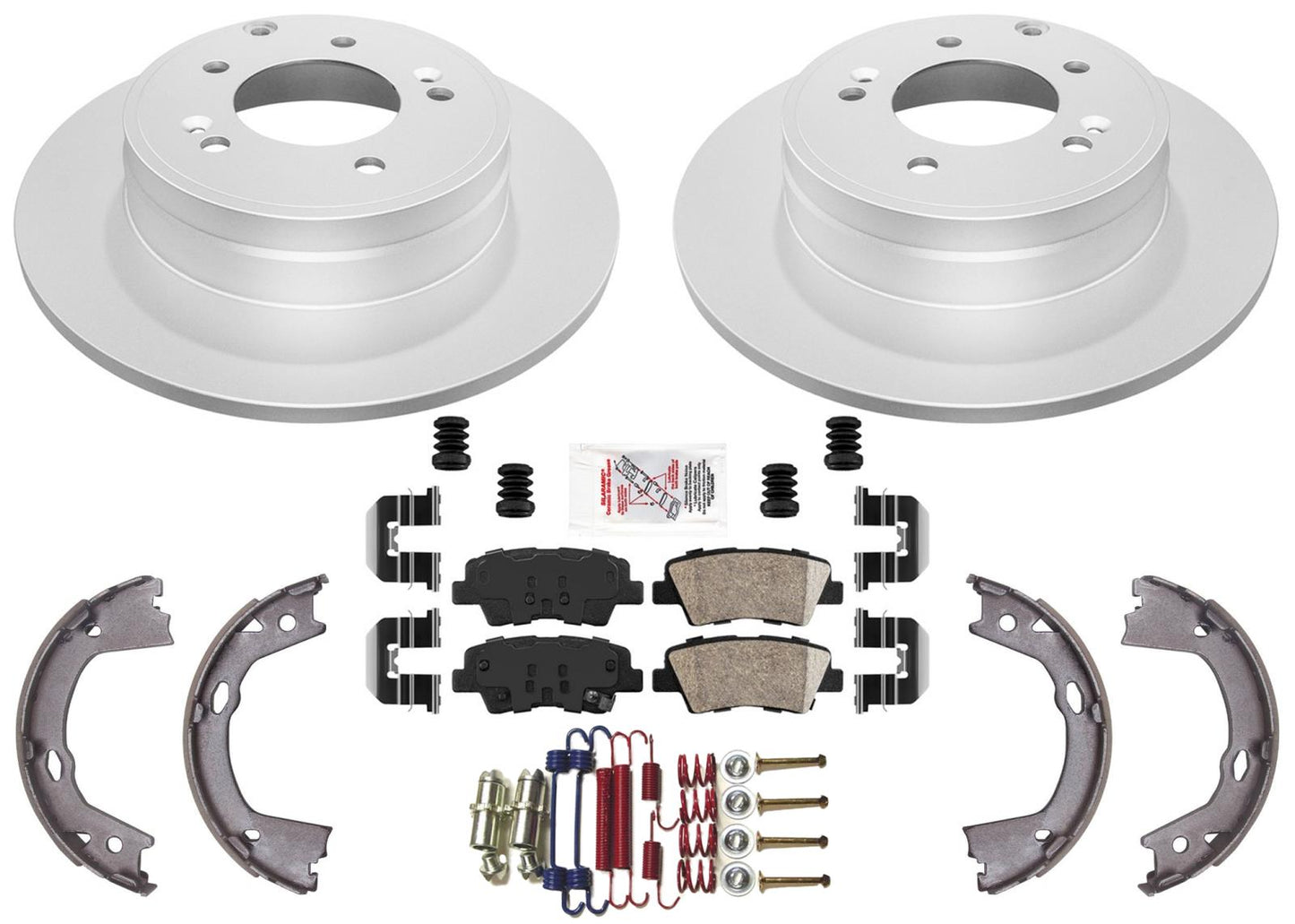 Rear Disc Brake Rotors & Pads Shoes for Hyundai Azera 2010 2011 2012 2015 2017