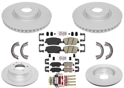 Front & Rear Disc Brake Rotors & Pads Shoes for Hyundai Azera 2012 2014 2017