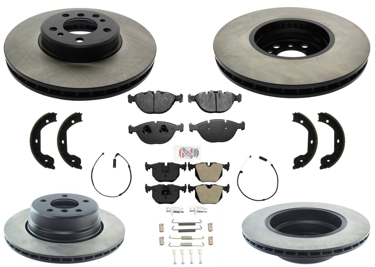 Performance Carbon Disc Brake Rotors Pads For BMW X5 2002-2006 4.6L 4.8L V8