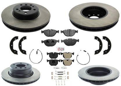 Performance Carbon Disc Brake Rotors Pads For BMW X5 2002-2006 4.6L 4.8L V8