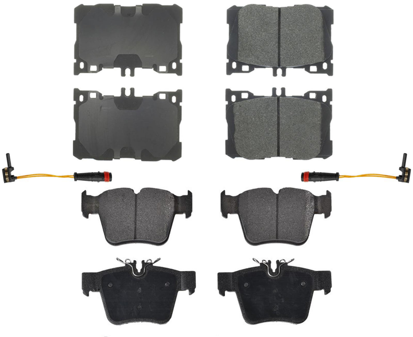 Front & Rear EPS R90 Certified Brake Pads For Mercedes Benz C43 AMG 2017-2022
