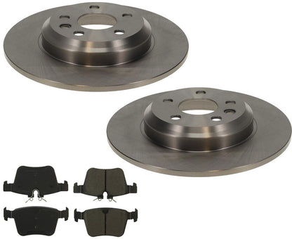 Rear 300MM Brake Rotors & EPS Brake Pads For Land Rover Discovery Sport 2020-25
