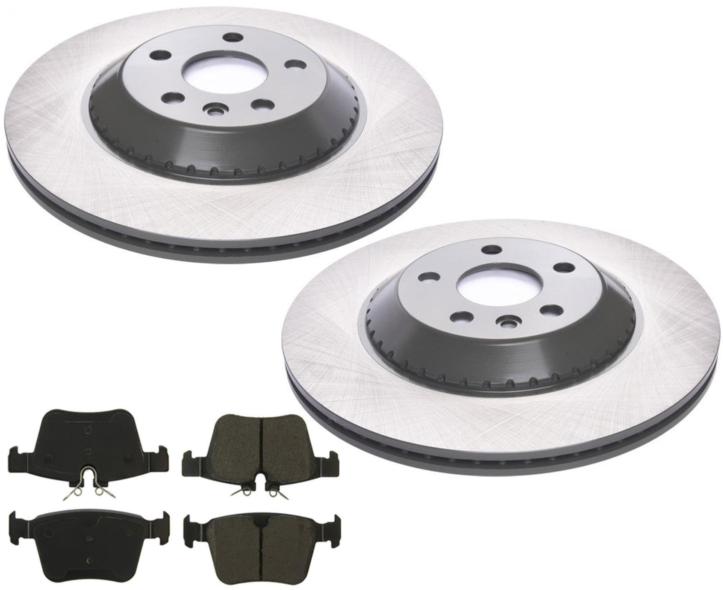 Rear Coated Brake Rotors & EPS Brake Pads For Land Rover Discovery Sport 20-25