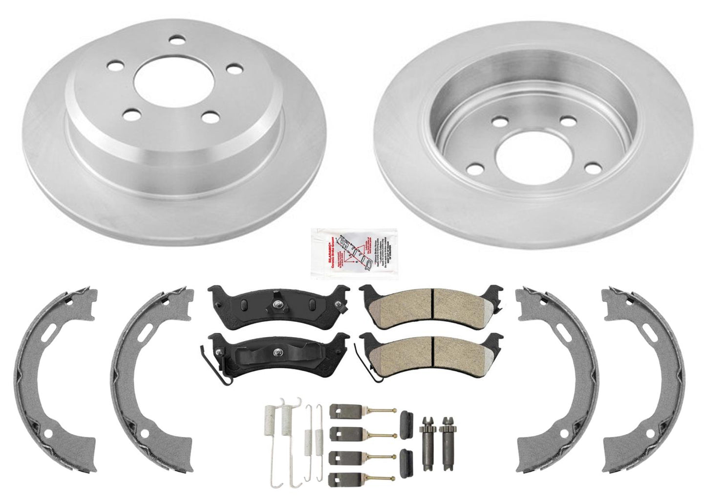 Rear Disc Brake Rotors & Pads For Jeep Grand Cherokee 1994 1995 1996 1997 1998