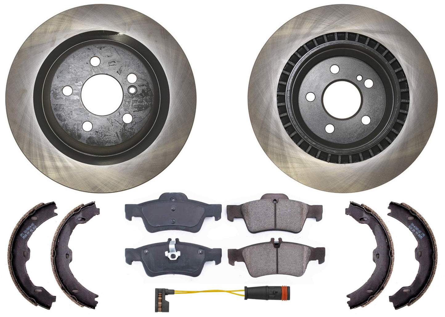 320 MM Vented Rear Coated Rotors EPS Brake Pads & Shoes For CL600 2007-2014
