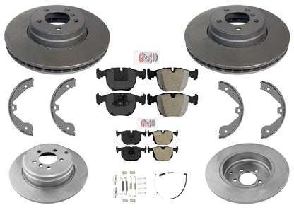 Front & Rear Disc Brake Rotors Pads for Land & Range Rover 4.4L 2003 2004 2005