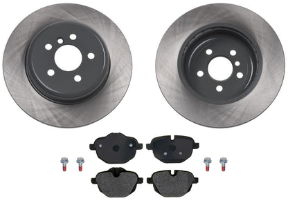 330MM Rear Coated Rotors & EPS Brake Pads For BMW X3 2.0L 2018 2019 2020 2024