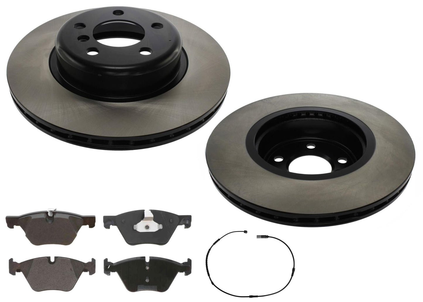 Front Carbon Coated Rotors & EPS Brake Pads For BMW 528i xDrive 2012 2014 2016