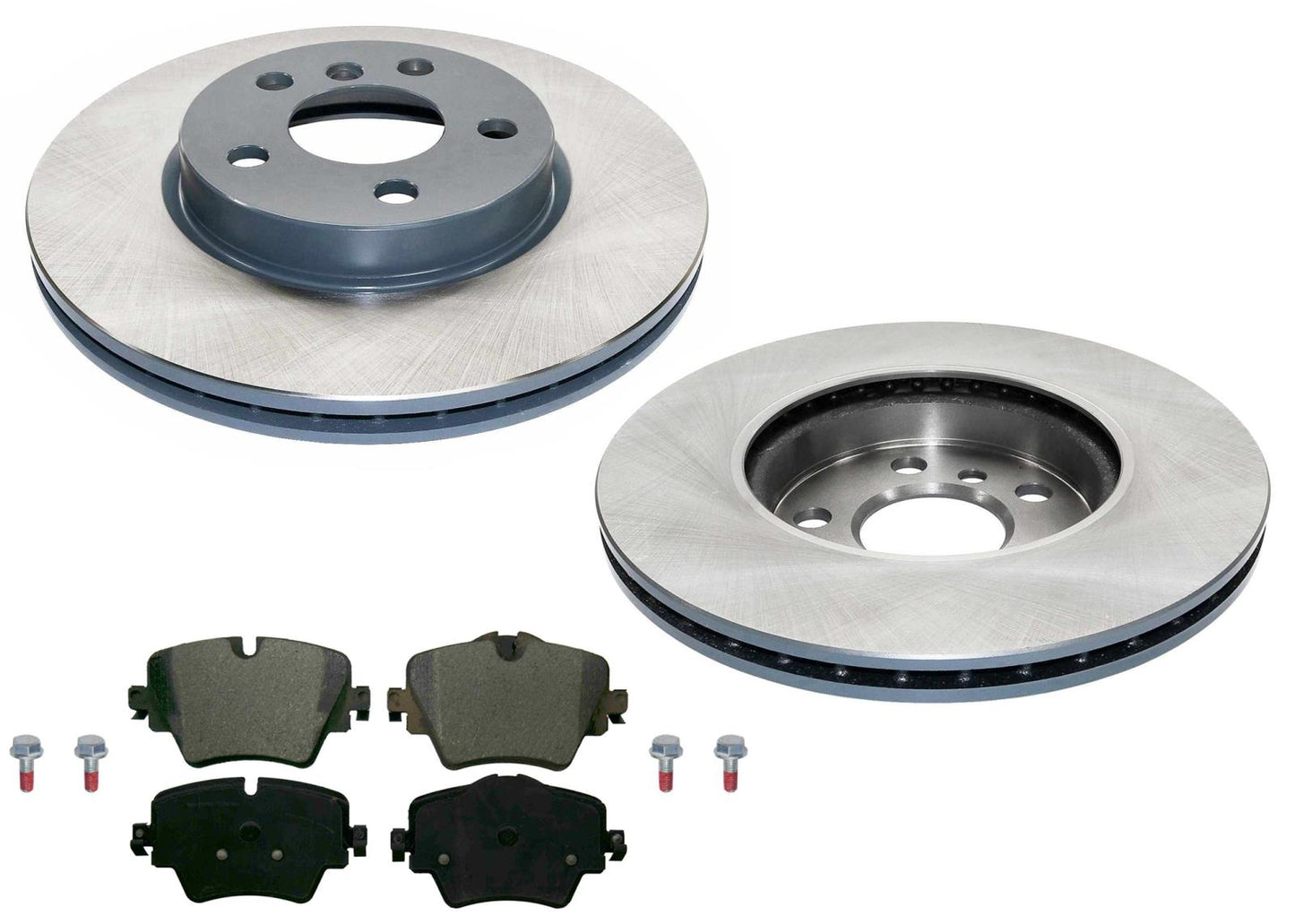 Front 294MM Coated Rotors & EPS Brake Pads For Mini Cooper S 2022 2023 2024