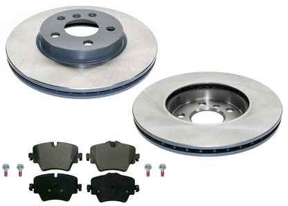 Front 294MM Coated Rotors & EPS Brake Pads For Mini Cooper S 2022 2023 2024