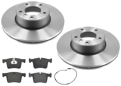 312MM Front Carbon Coated Rotors & EPS Brake Pads For BMW 320i xDrive 2013-2018