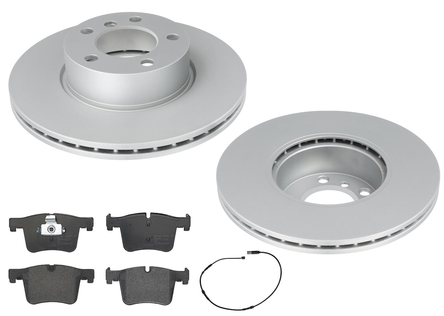 312MM Front Geo Coated Rotors & EPS Brake Pads For BMW 320i xDrive 2013-2018