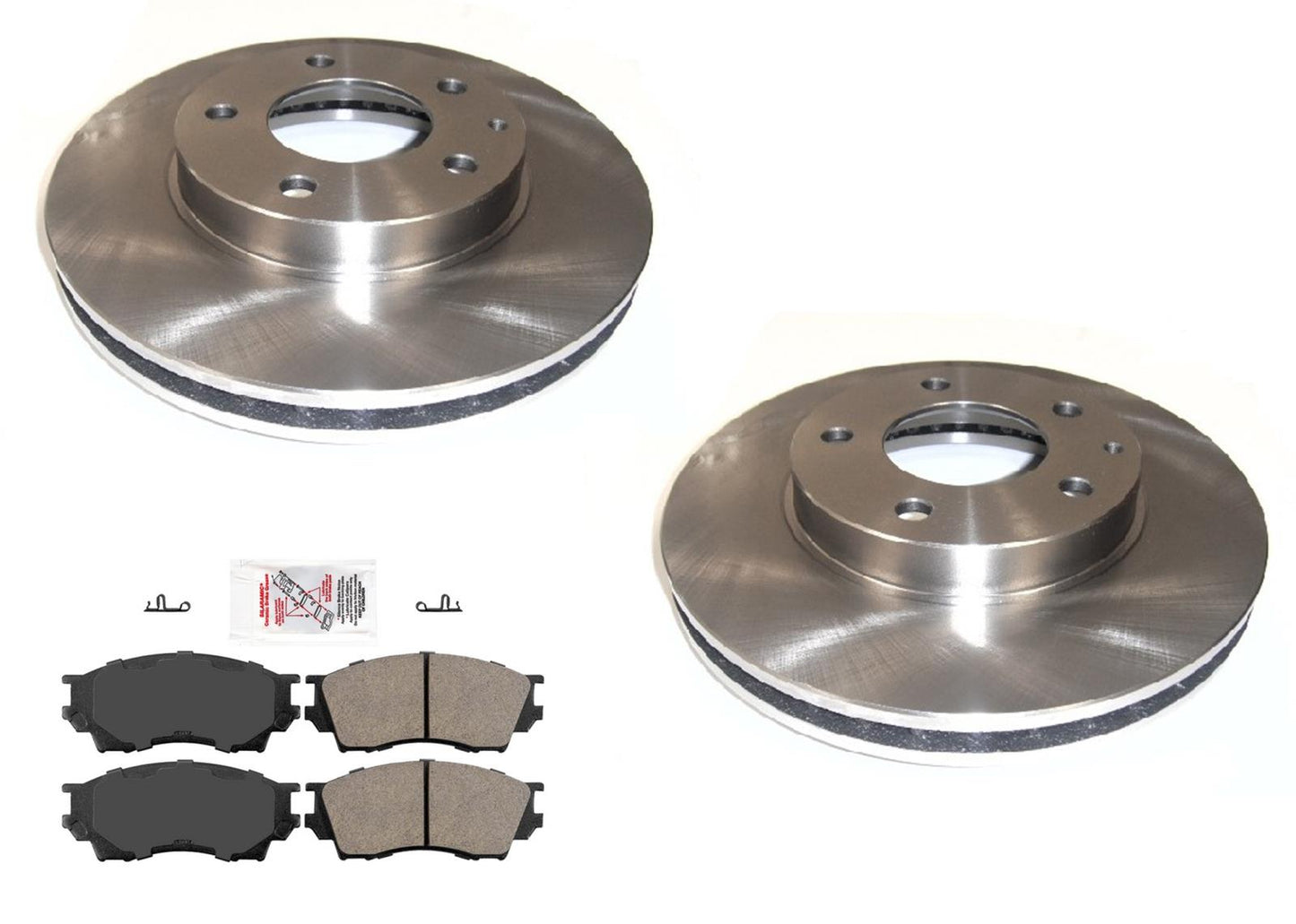 Front Disc Brake Rotors & Brake Pads For Mazda Millenia 1995 1996 1997 1998 1999