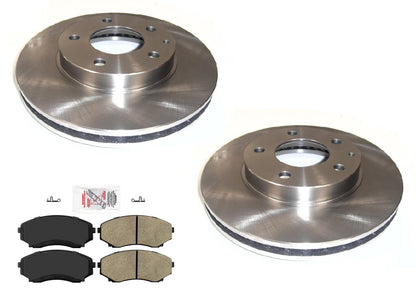 Front Disc Brake Rotors & Disc Brake Pads For Mazda MPV Van 2004 2005 2006