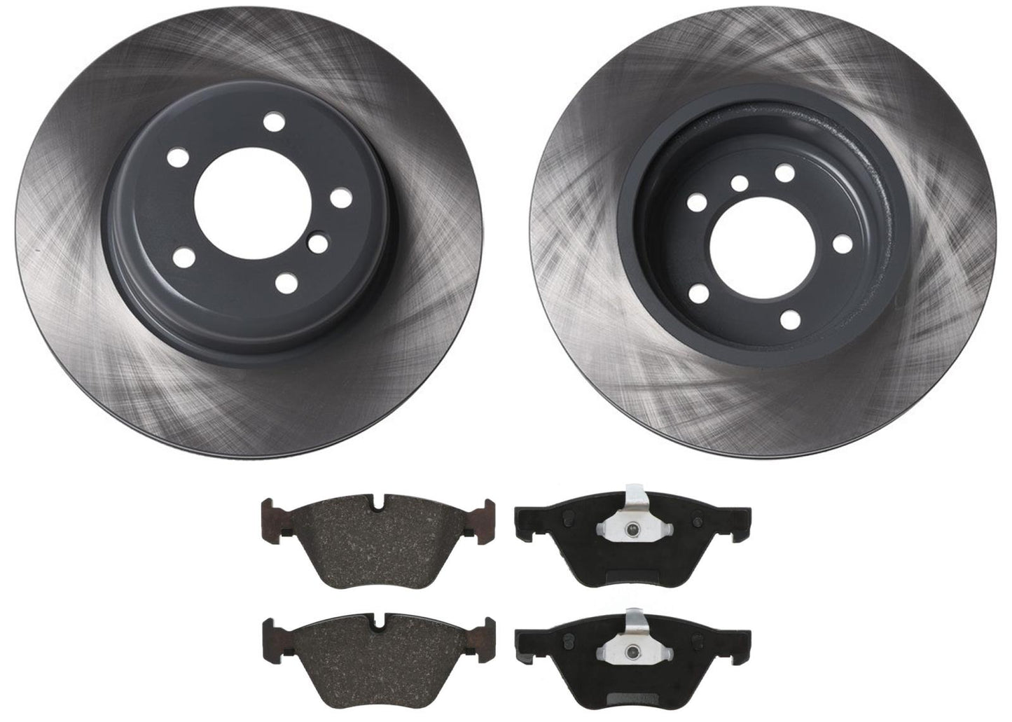Front GEO Coated Rotors & EPS Brake Pads For BMW Z4 SDrive28i 2009 2010 2016