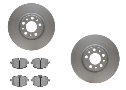 Rear Coated Disc Brake Rotors & Pads for BMW 540i M Sport 2020-2023 370MM Blue