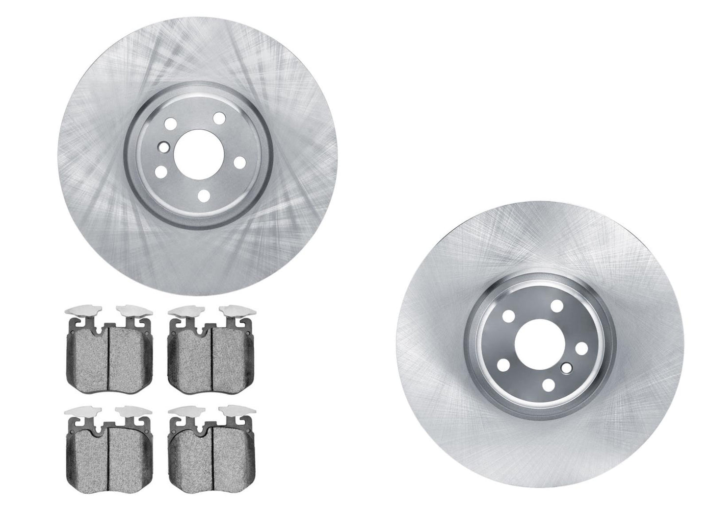 Front Disc Brake Rotors & Pads for BMW X5 x Drive 50i M50i 19-25 395MM Front