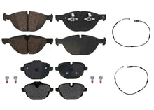 Front & Rear EPS R90 Certified Brake Pads & Wear Sensors For BMW 528i 2012-2013