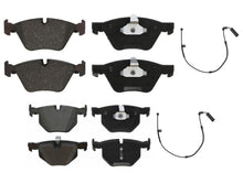 Front & Rear EPS R90 Certified Brake Pads & Wear Sensors For BMW 325i 2006