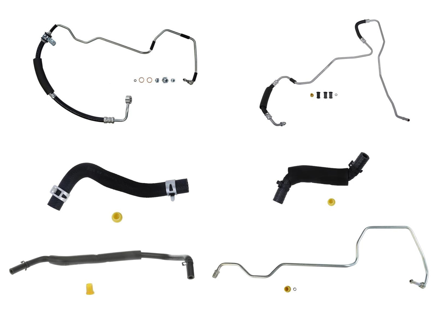 Power Steering Pressure Return Hose Kit for Hyundai Santa Fe 2.7L 2001 2003 2006