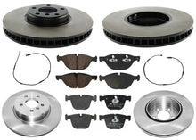 Front & Rear Carbon Coated Rotors & EPS Brake Pads For BMW 535 GT 2010-2017