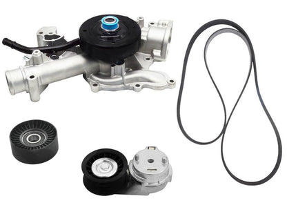 Belt Tensioner Pulley Serpentine Belt With A/C For Dodge Durango 5.7L 2004-2008