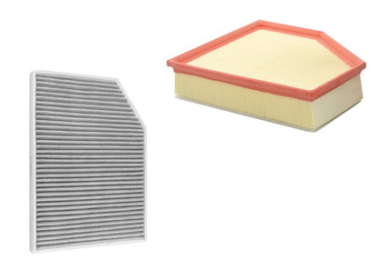 Cabin & Engine Air Filter For BMW X3 2.0L & 3.0L 2018-2019 & X4 2.0L & 3.0L 2019