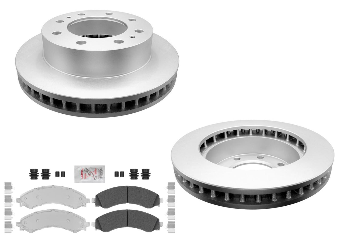 Disc Brake Rotors & Brake Pads for Chevy Express Van 3500 9900LB GVW SRW 21-25