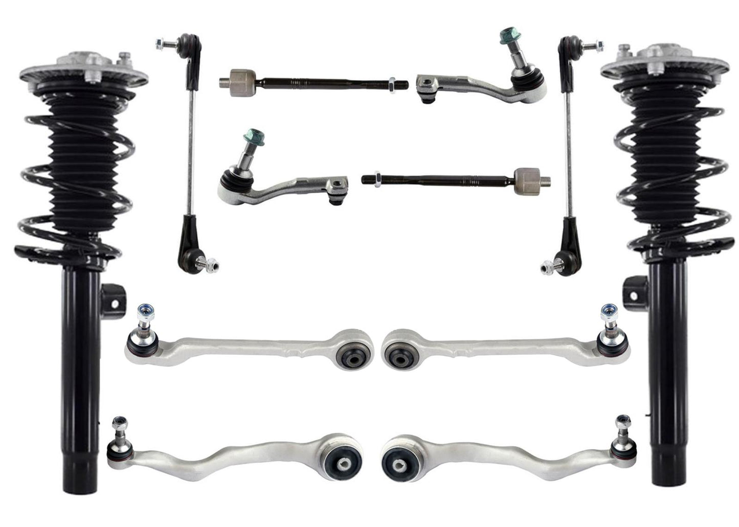 Front Struts Control Arms Tie Rods & Link For BMW 328i 12-16 Rear Wheel Drive