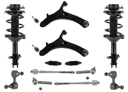 Front Complete Struts Control Arms Tie Rods & Links For Impreza 2.0L 2012-2016