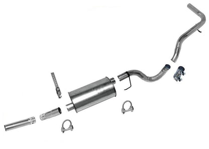 Sistema de escape con tubo silenciador para Dodge Dakota Pickup 112 y 124" con base de rueda 92-96