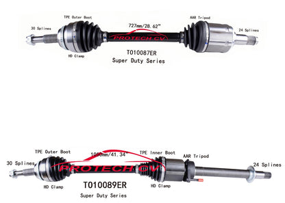 Front CV Axles Shaft Assembly for Front Wheel Drive Toyota Sienna 2017-2020