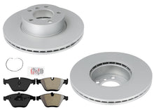 Front GEO Coated Disc Brake Rotors & Brake Pads for BMW 328i 2007 2008 2009 2012 - Photo 1