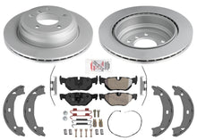 Rear GEO Coated Disc Brake Rotors & Brake Pads for BMW 328i 2007 2008 2009 2012 - Photo 1
