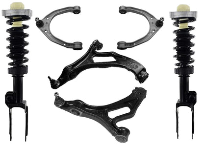 Lower & Upper Control Arms Ball Joints Coil Spring Struts For Audi Q7 2007-2011