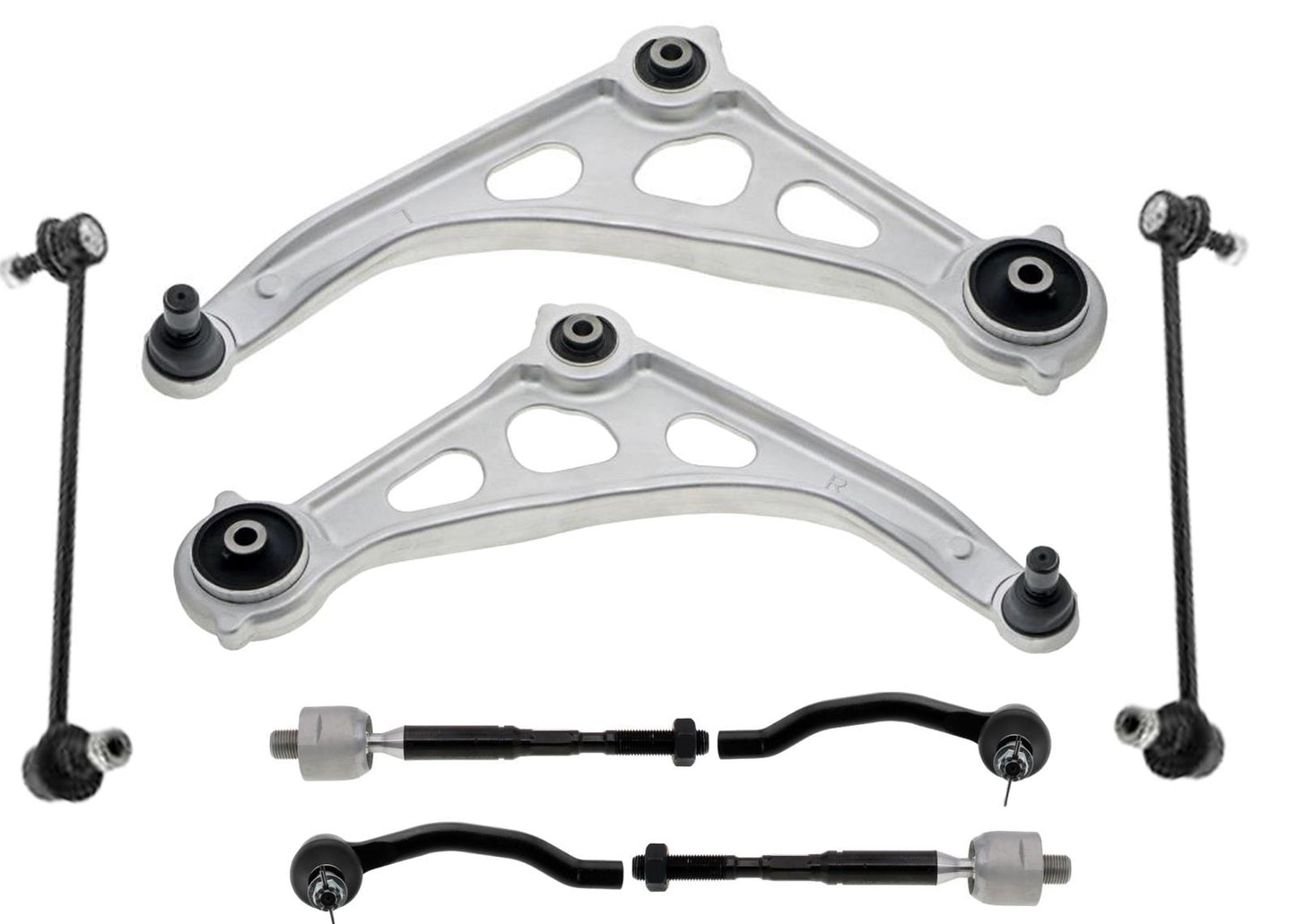 Front Lower Control Arms Inner Outer Tie Rod & Links For Nissan Altima 2019-2024