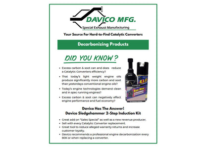 Sledgehammer Catalytic Converter Fuel System Rapid Induction Deposit Cleaner