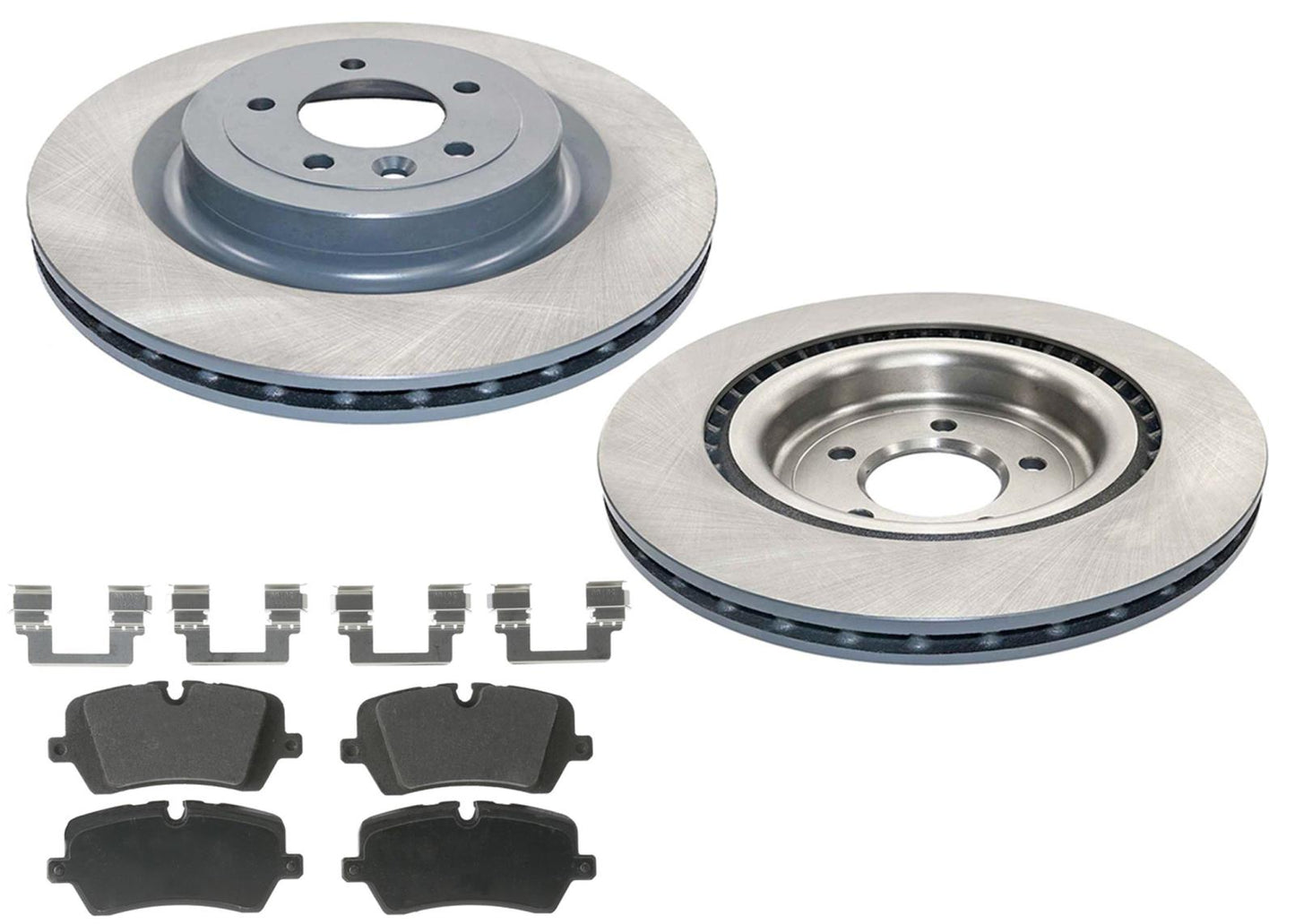 365MM Rear Coated Rotors & EPS Brake Pads For Land Rover Range Rover 2013-2022