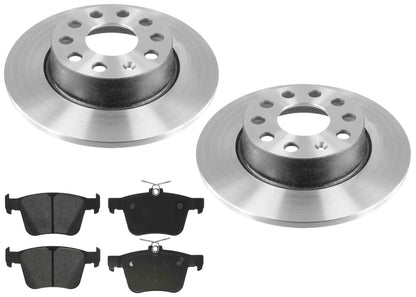 272MM Rear Carbon Coated Rotors & EPS Brake Pads For Audi A3 2015 2018 2020