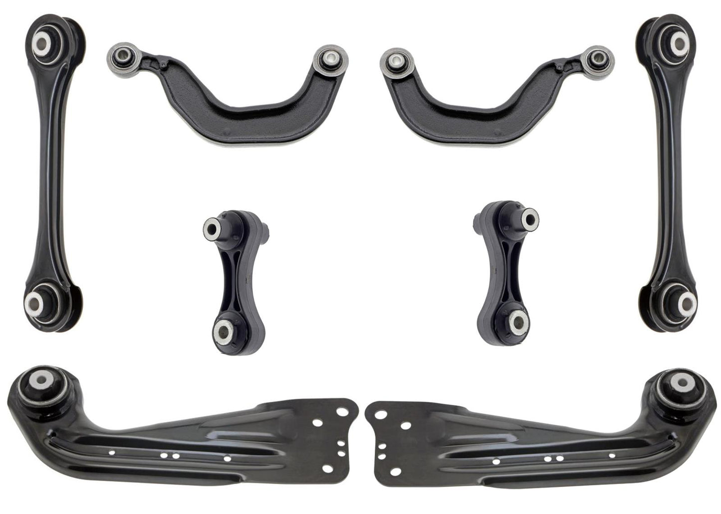 Mevotech Rear Upper Lower Control Arms & Links For Volkswagen Atlas 2018-2024